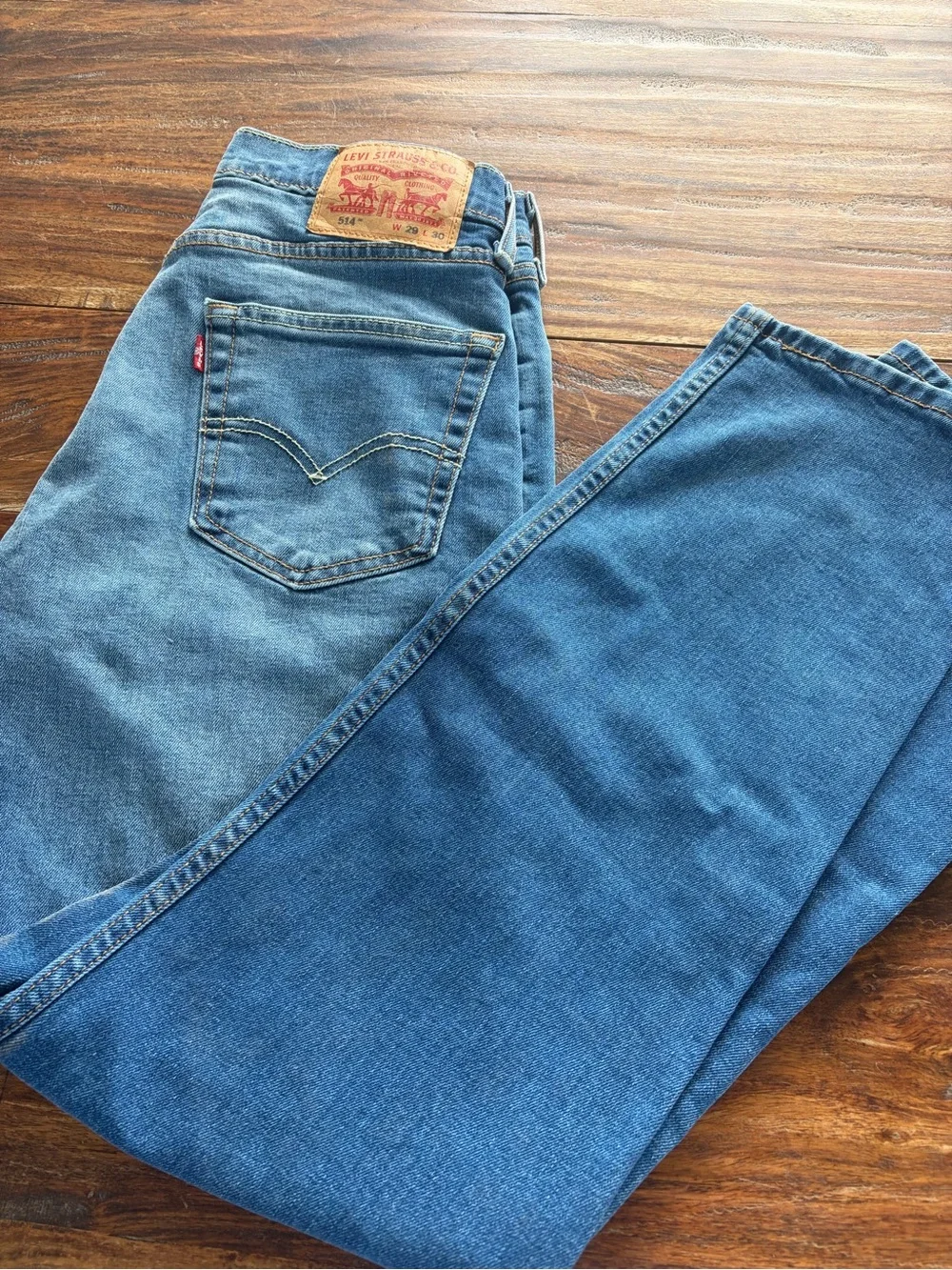 Levi's Light Blue Straight-Leg Jeans